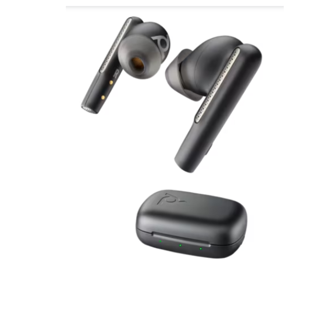 Poly Voyager Free 60 Earbuds Black + BT700 USB-C Adapter + Basic Charge Case (Microsoft Version)