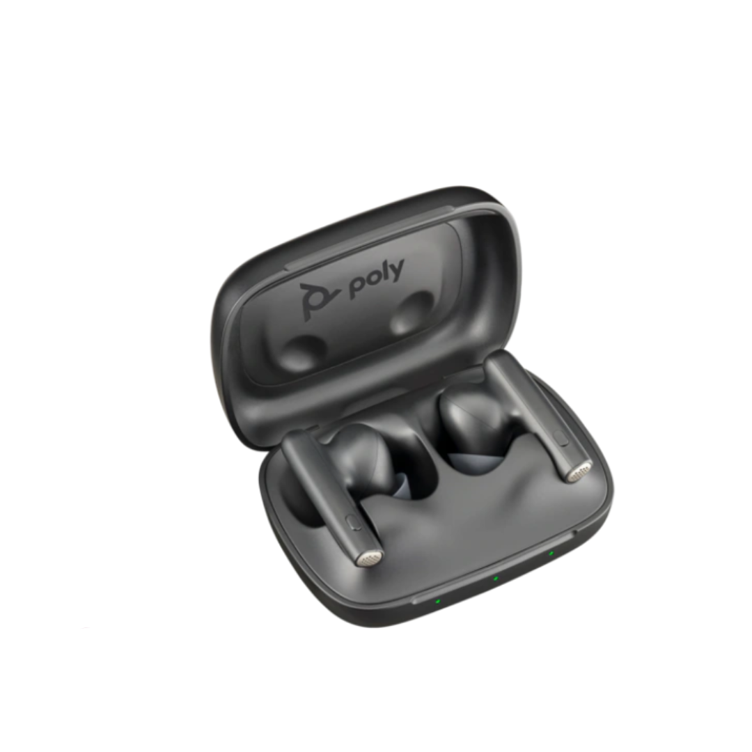 Poly Voyager Free 60 Earbuds Black + BT700 USB-A Adapter + Basic Charge Case (UC Version)