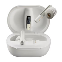 Poly Voyager Free 60 Earbuds White + BT700 USB-C Adapter + Touchscreen Charge Case (UC Version)