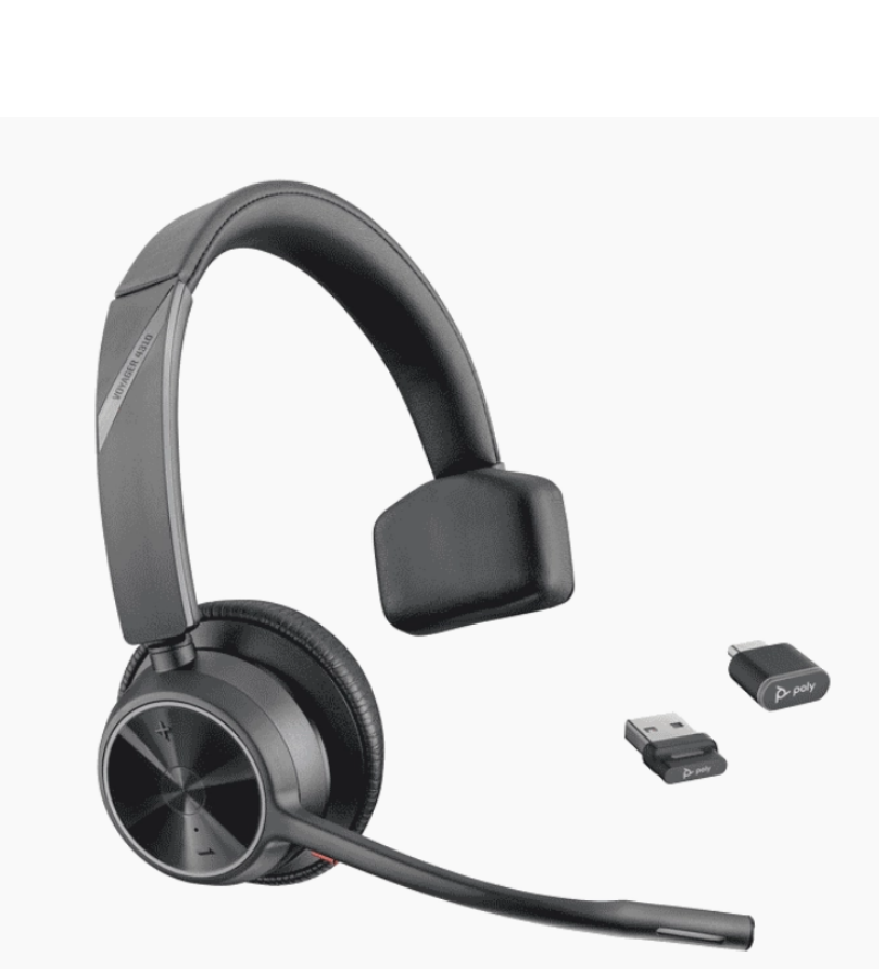Poly Voyager 4310 Microsoft Teams Certified USB-A Headset +BT700 dongle