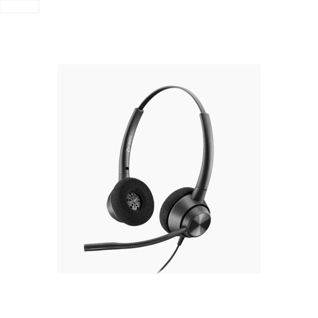 Poly - HW320 - Encore Pro STEREO Wideband Headset (Noise Cancelling + QD)