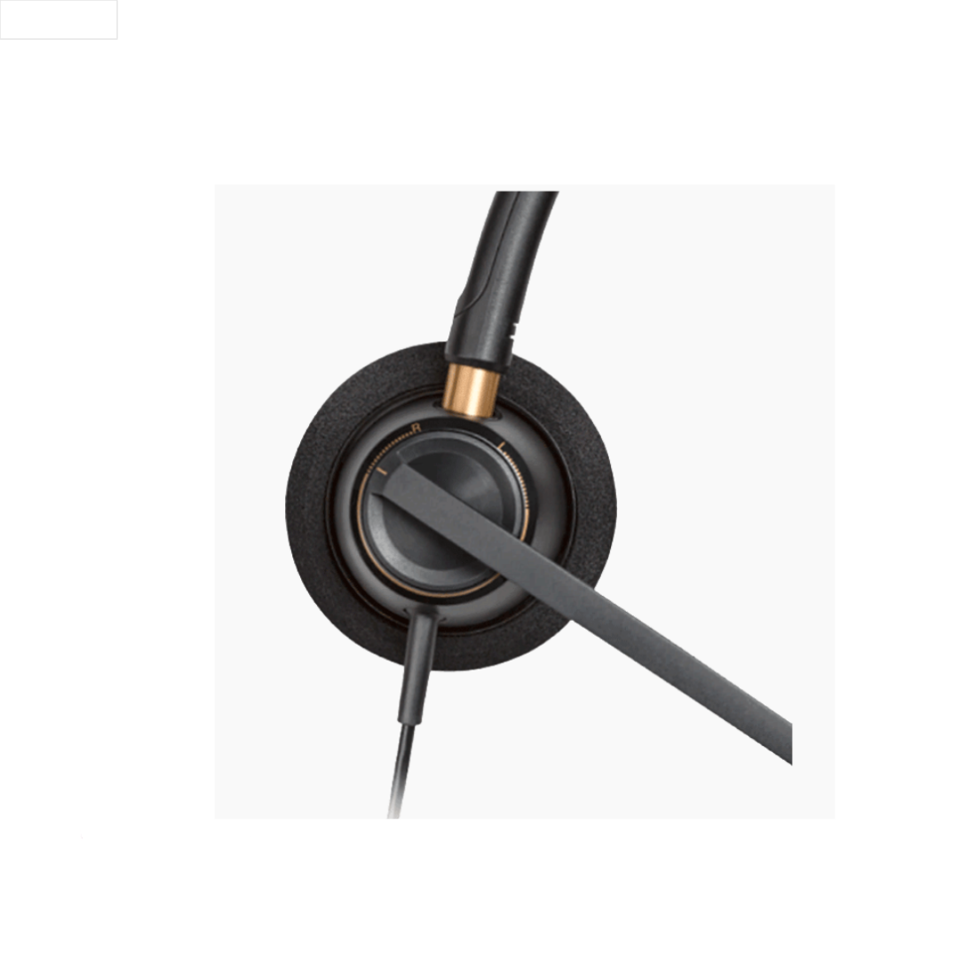 Poly - HW520 - Encore Pro STEREO Wideband Headset (Noise Cancelling + QD)