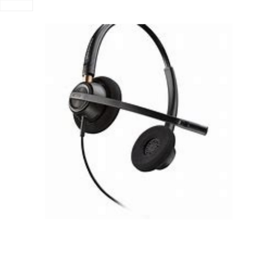 Poly - HW320 USB - Encore Pro STEREO Wideband Headset (USB A hardwired) (Noise Cancelling)  TAA