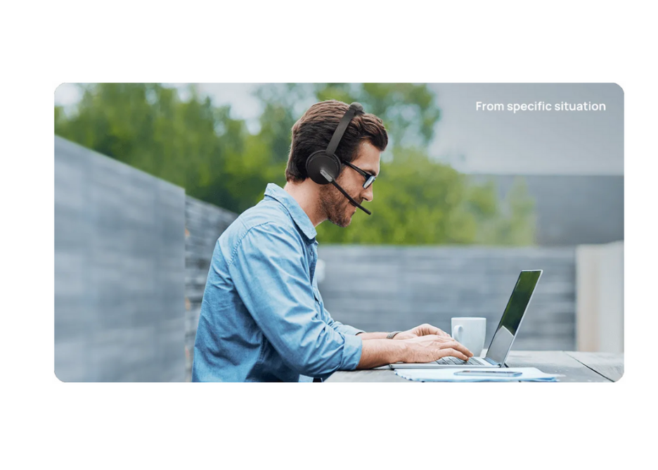 YEALINK - BH70 Mono UC USB-C, Wireless Bluetooth, On the ear wearing style, USB-C Dongle Inclueded- UC