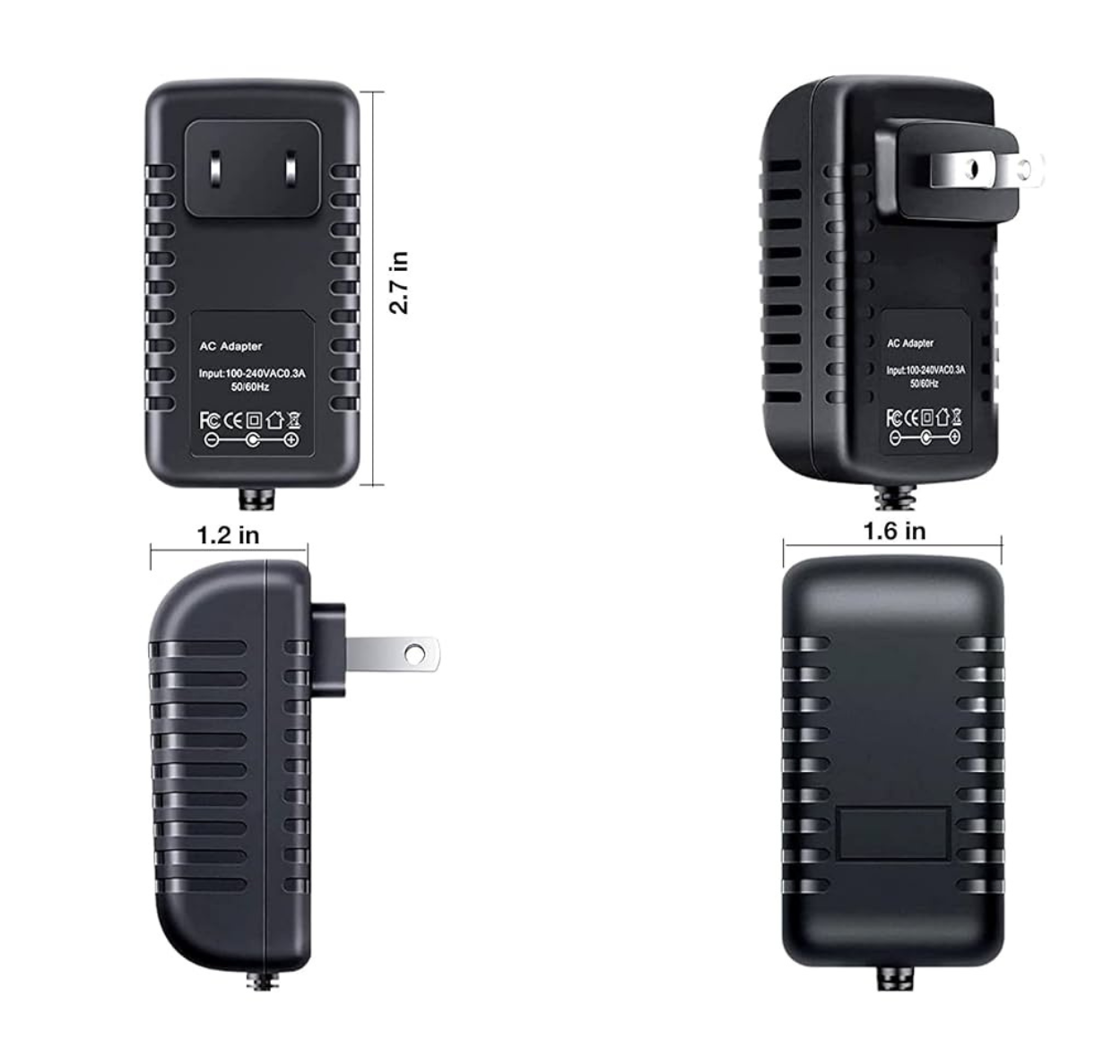 Poly Savi Office Universal AC Power Supply with Straight Plug -9V 500mA