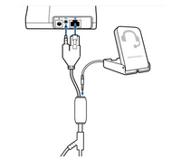 Poly Savi Office Straight Plug Online Indicator