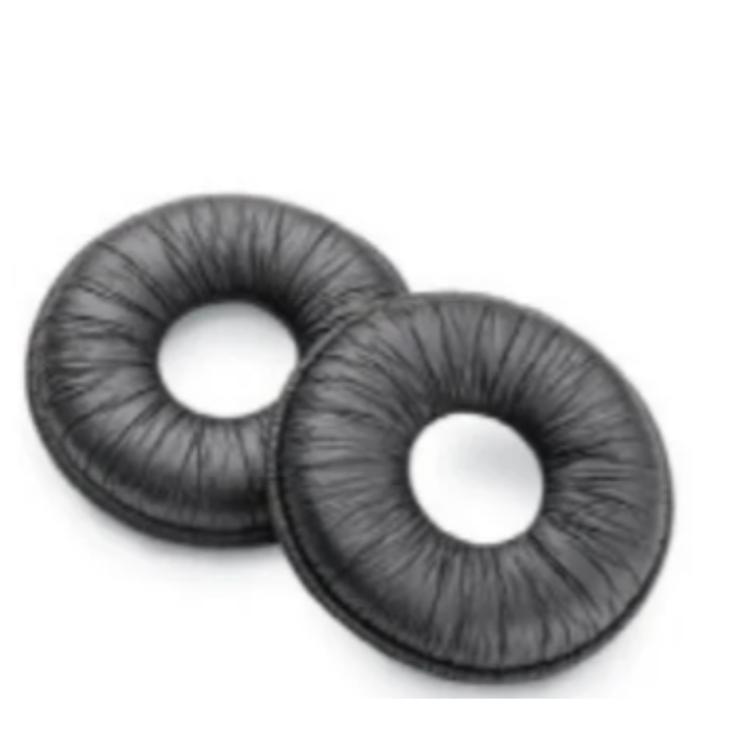 Poly EncorePro HW700 Leatherette Ear Cushions and Mounting Plates (2 Pieces)
