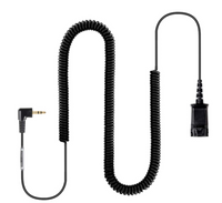 Cable - QD to 3.5mm (3m with inline Mute on QD)