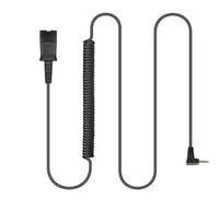 Cable - QD to 3.5mm (3m with inline Mute on QD)