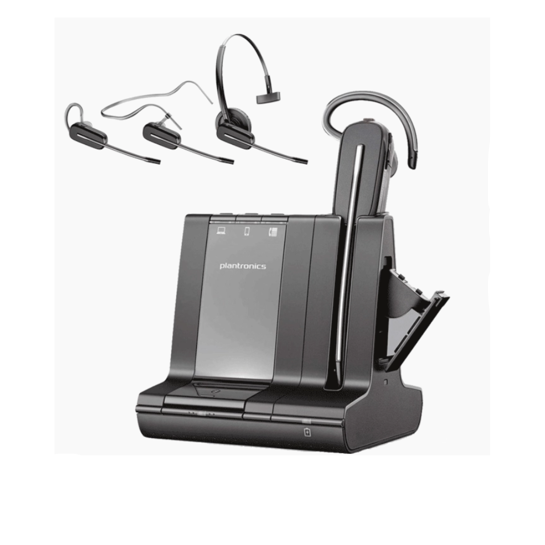 Poly Savi 8245-M Microsoft Teams Certified DECT 1880-1900 MHz USB-A Headset +D200