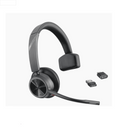 Poly Voyager 4310 UC Monaural Headset +BT700 USB-A Adapter +Charging Stand