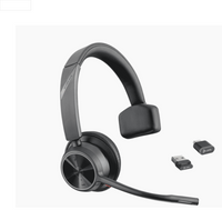 Poly Voyager 4310 UC Monaural Headset +BT700 USB-A Adapter +Charging Stand