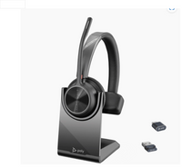 Poly Voyager 4310-M Microsoft Teams Certified USB-C Headset +BT700 dongle +Charging Stand