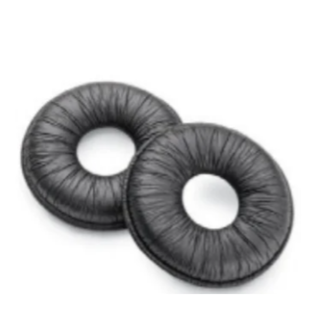 Poly EncorePro HW700 Leatherette Ear Cushions and Mounting Plates (2 Pieces)