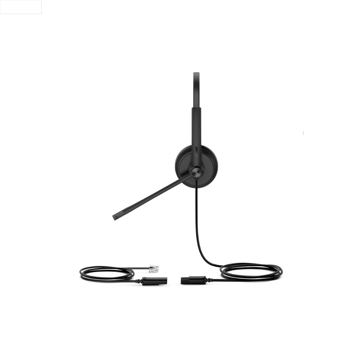 YEALINK - UH34 Lite Dual Teams USB-A, Corded USB with mute, call and volume control on the cord, On the ear wearing style, Foam ear cushions-Teams