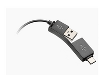 Poly - DA75 USB-to-Headset QD Audio Processor (4 pin) (USB-A and USB-C)