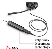 Poly - DA75 USB-to-Headset QD Audio Processor (4 pin) (USB-A and USB-C)