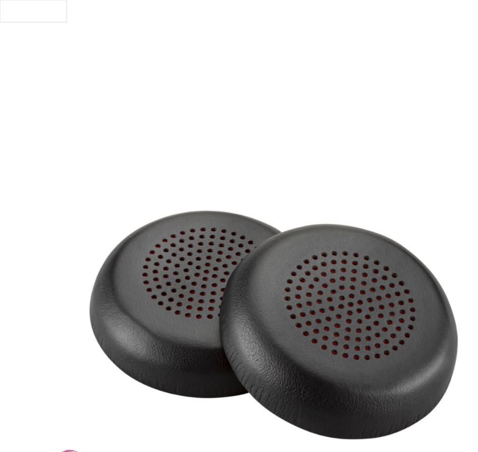 Poly Voyager Focus UC Leatherette Ear Cushions (2 Pieces)