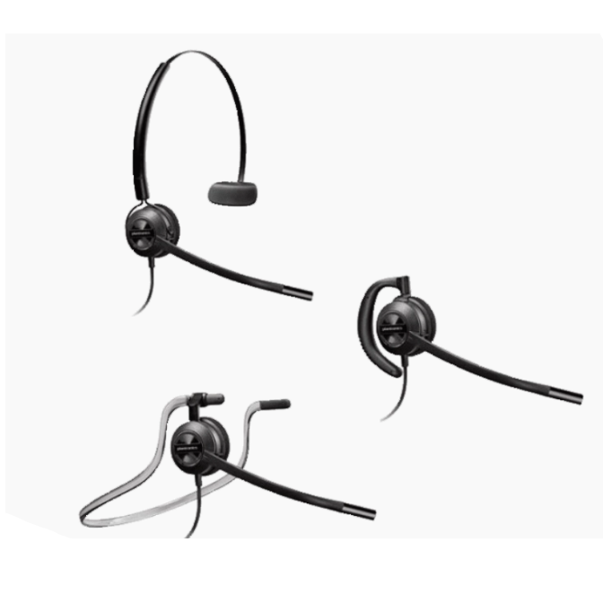 Poly - HW540D - Encore Pro Digital MONO Convertible Wideband Headset (Noise Cancelling + QD)