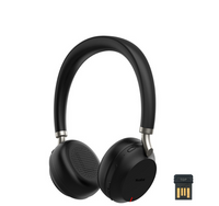 YEALINK - BH72 Teams Black USB-A,  Wireless Bluetooth, Dual, On the ear wearing style, USB-A Dongle Included-Teams