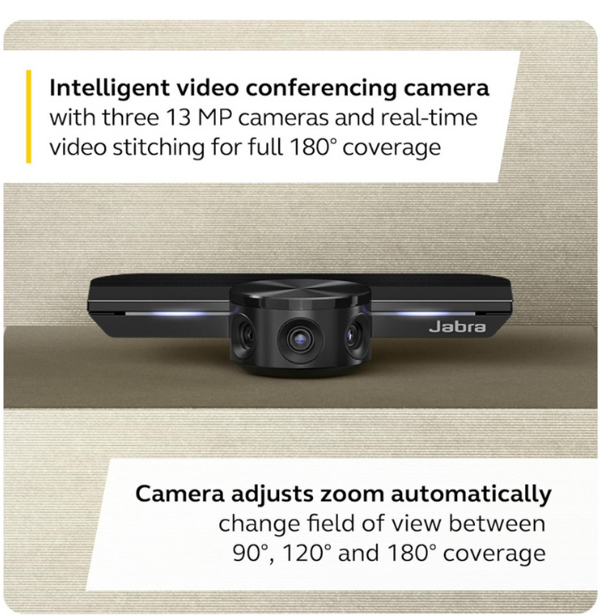 Jabra Panacast Meet Anywhere+ (Panacast Camera, Speak 750-MS, 1m cable, Tabel Stand, Case)