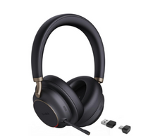 YEALINK - BH72 Teams Black USB-C, Wireless Bluetooth, Dual, On the ear wearing style, USB-C Dongle Included- Teams