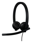 LOGITECH - H570e Stereo Headset - BLACK USB-A (Microsoft Teams)