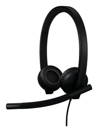 LOGITECH - H570e Stereo Headset - BLACK USB-C (Microsoft Teams)