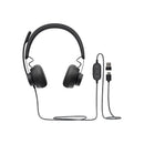 LOGITECH - Headset PC - Logitech Zone Wired Teams - Graphite - USB - Microsoft Teams