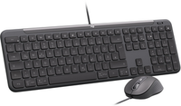 LOGITECH - MK620 Wired Combo (Keyboard and Mouse) - Graphite USB-C