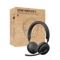 LOGITECH - Zone Wireless 2 UC Headset - Graphite Microsoft Teams - 2.4GHZ/Bluetooth No Stand