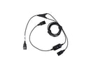 Axtel Training cord Y with MUTE