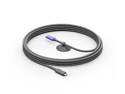 LOGITECH - Active USB Cable - Graphite  5M USB Cable that you add with Meetup 2 for Active Presentation mode