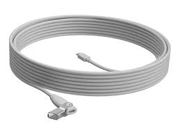 LOGITECH - Rally Mic Pod Extension Cable - Off White - USB 10M