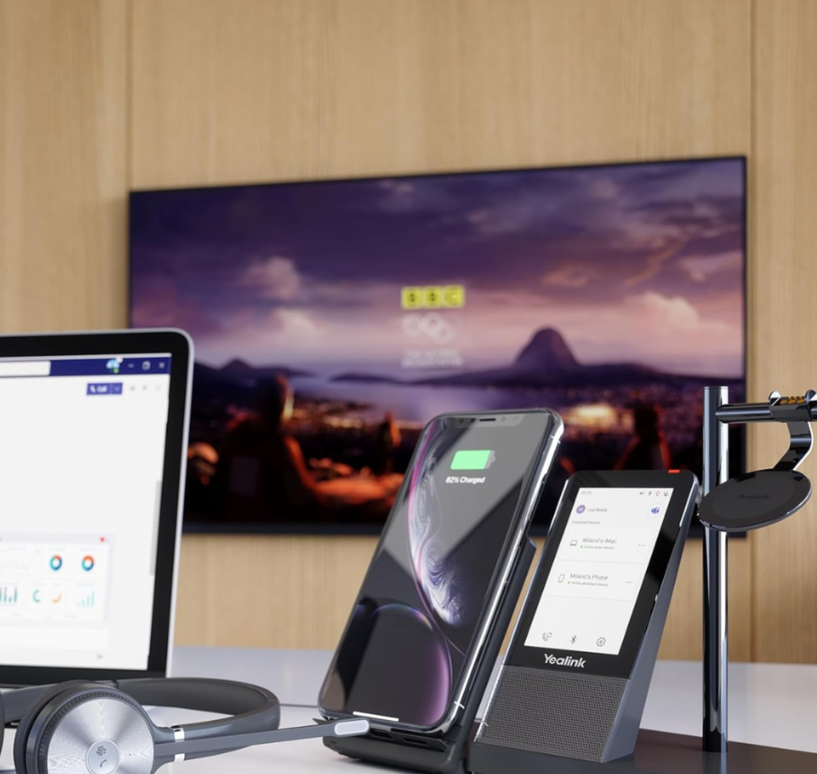 Yealink WHC60 – Wireless Charger for WH66/WH67 Workstations