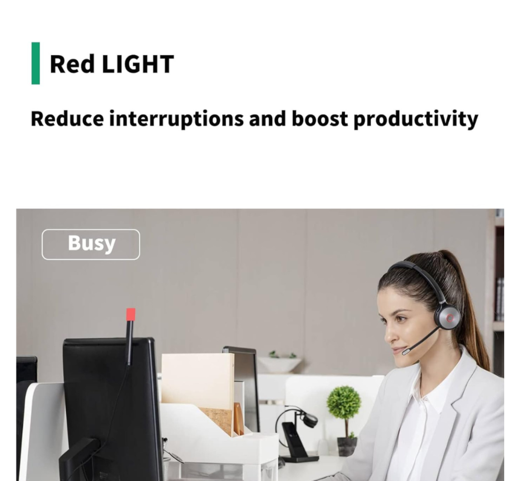 YEALINK - BLT60, Extra busylight, work with WH62, WH63, WH64, WH66, WH67