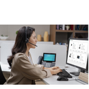 YHS34 Lite Mono Headset only (without QD-RJ9 cord)