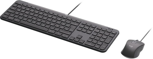 LOGITECH - MK620 Wired Combo (Keyboard and Mouse) - Graphite USB-C