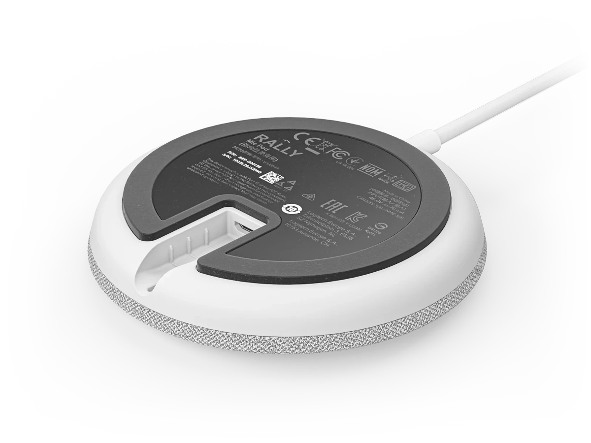 LOGITECH - Rally Mic Pod - Off White