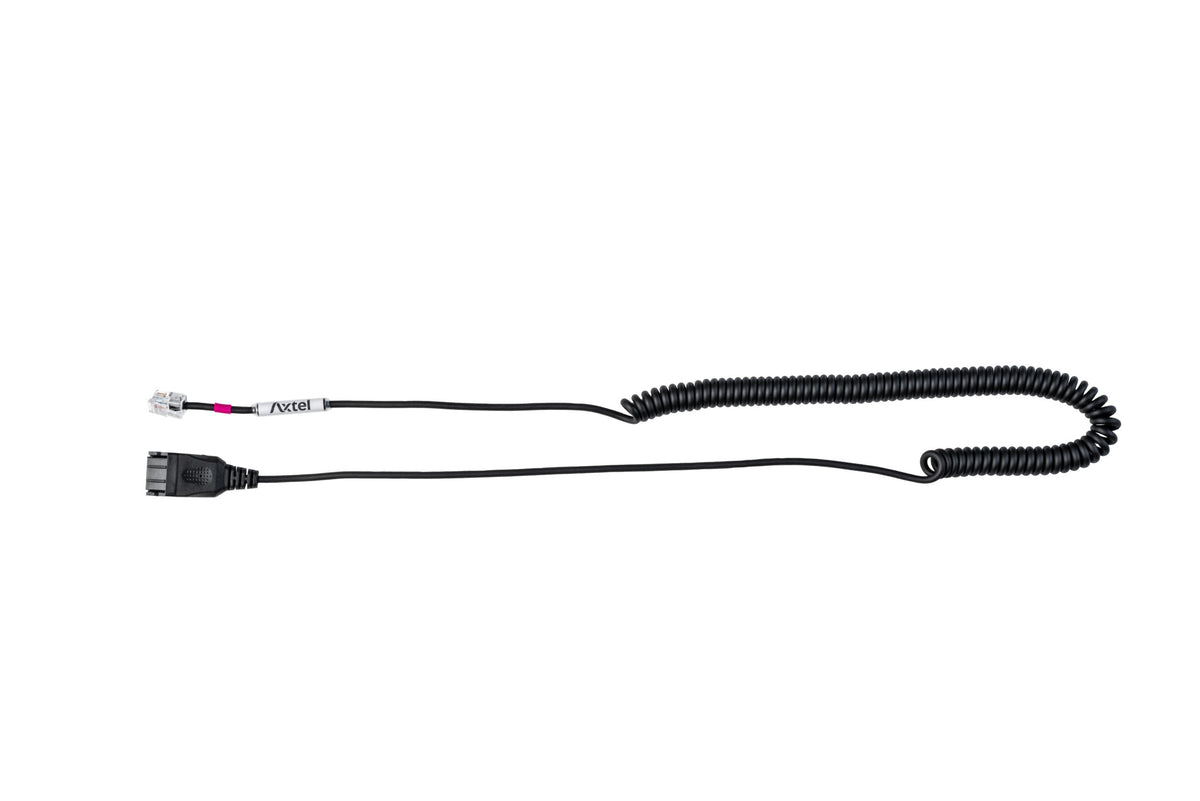 Axtel QD/RJ - coiled, 0,5 – 2m, 04