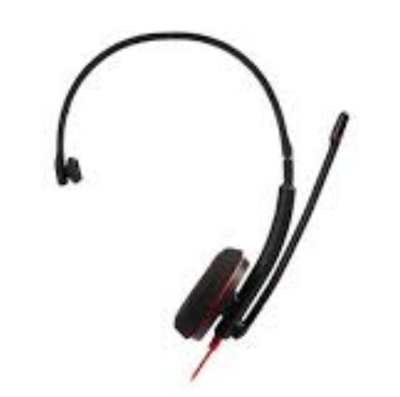 Poly Blackwire C3210 MONO Corded Headset (USB-A) (UC & Microsoft)