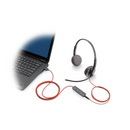 Poly Blackwire C3210 MONO Corded Headset (USB-A) (UC & Microsoft)