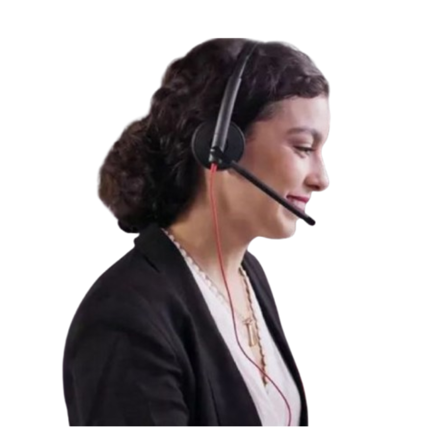 Poly Blackwire C3210 MONO Corded Headset (USB-A) (UC & Microsoft)