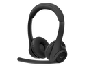 LOGITECH - Zone 305 - Headset Black - 2.4GHZ Bluetooth Direct (UC Version) with USB A dongle