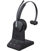 YEALINK - WH64 MONO (Dect and Bluetooth) Headset, Connects to PC, IP Phone and Mobile, USB-C, with Base (Microsoft)