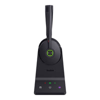 YEALINK - WH68 STEREO Hybrid Wireless Headset - DECT and BLUETOOTH - ANC - including charging stand (Microsoft)
