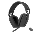 LOGITECH - Zone Vibe Wireless Headset MS - Graphite,MS,MFI - Bluetooth - QUADRUN DG,TEAMS,ZOOM,GOOGLE