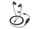 LOGITECH - Zone Wired Earbuds - Graphite - USB