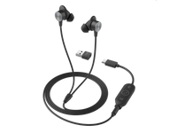 LOGITECH - Zone Wired Earbuds - Graphite - USB